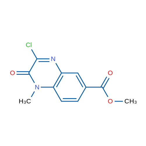Methyl 3-chloro-1-methyl-2-oxo-1,2-dihydroquinoxaline-6-carboxylate 1g
