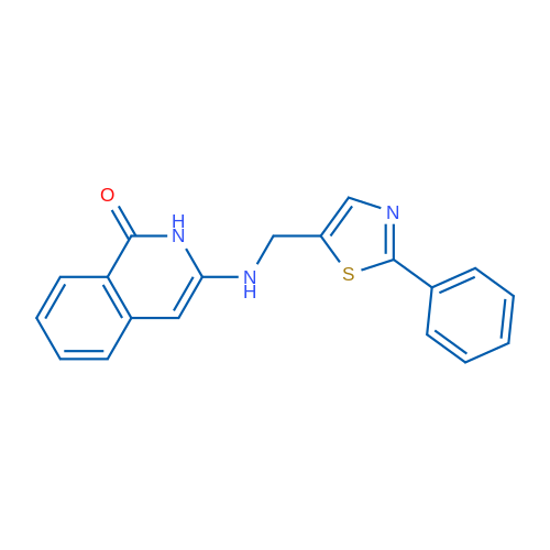 3-(((2-Phenylthiazol-5-yl)methyl)amino)isoquinolin-1(2H)-one 1g