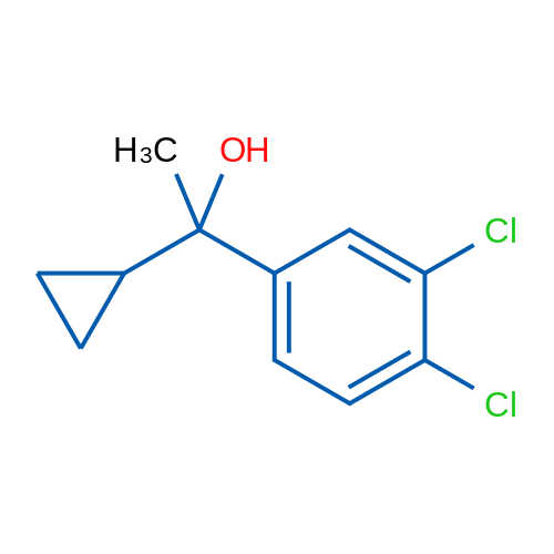 1-Cyclopropyl-1-(3,4-dichlorophenyl)ethanol 1g
