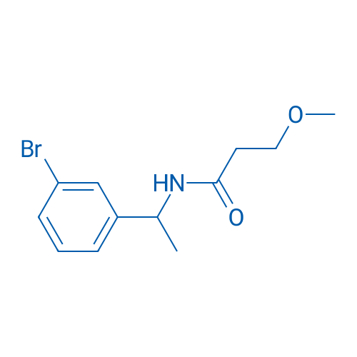 N-(1-(3-Bromophenyl)ethyl)-3-methoxypropanamide 1g