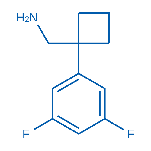 (1-(3,5-Difluorophenyl)cyclobutyl)methanamine 1g