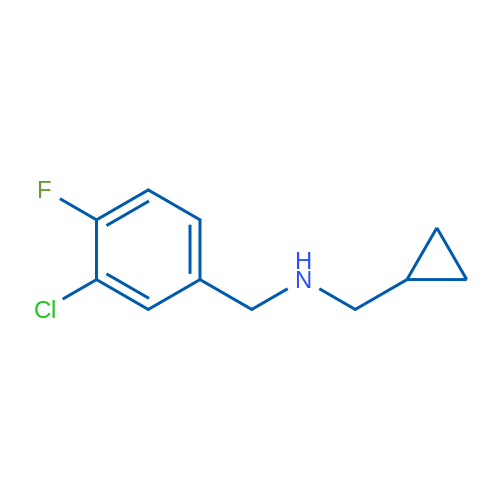 [(3-Chloro-4-fluorophenyl)methyl](cyclopropylmethyl)amine 1g