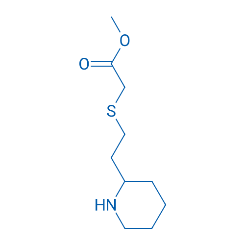 Methyl 2-([2-(piperidin-2-yl)ethyl]sulfanyl)acetate 10g