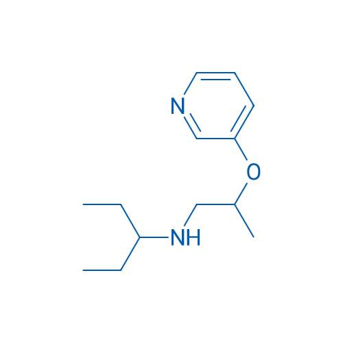 (Pentan-3-yl)[2-(pyridin-3-yloxy)propyl]amine 250mg