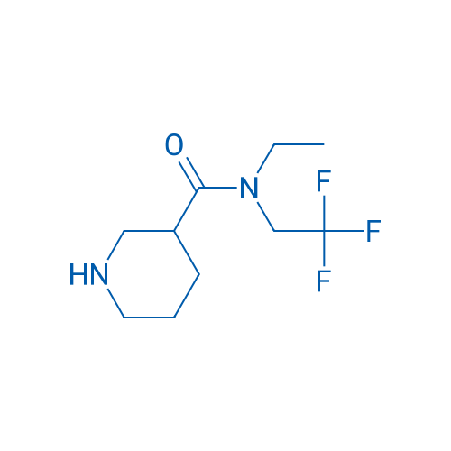 N-Ethyl-N-(2,2,2-trifluoroethyl)piperidine-3-carboxamide 250mg
