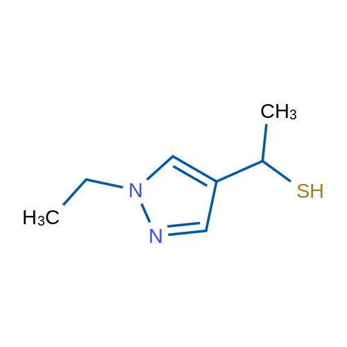 1-(1-Ethyl-1h-pyrazol-4-yl)ethane-1-thiol 1g
