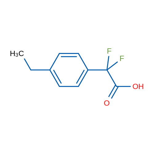 2-(4-Ethylphenyl)-2,2-difluoroacetic acid 1g