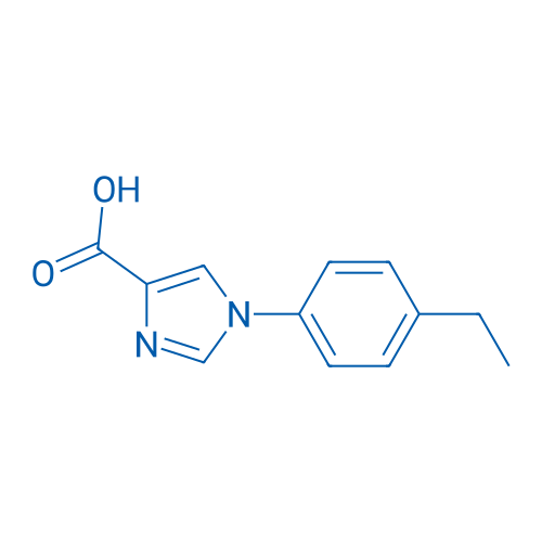 1-(4-Ethylphenyl)-1H-imidazole-4-carboxylic acid 250mg