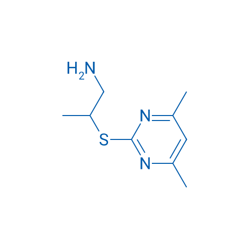 2-[(1-Aminopropan-2-yl)sulfanyl]-4,6-dimethylpyrimidine 5g