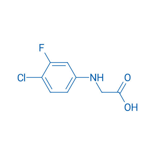 2-((4-Chloro-3-fluorophenyl)amino)acetic acid 5g