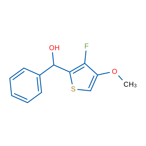 (3-Fluoro-4-methoxythiophen-2-yl)(phenyl)methanol 1g