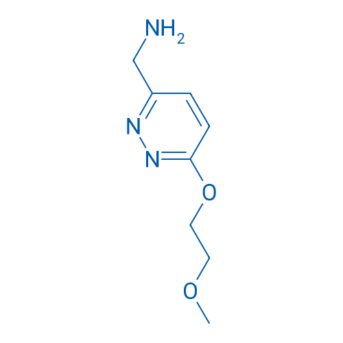 (6-(2-Methoxyethoxy)pyridazin-3-yl)methanamine 100mg