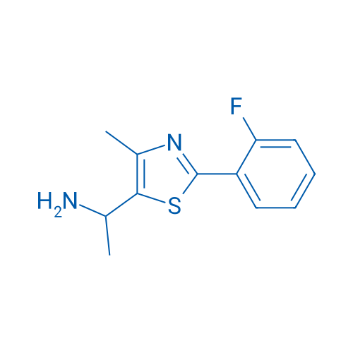 1-[2-(2-Fluorophenyl)-4-methyl-1,3-thiazol-5-yl]ethan-1-amine 1g
