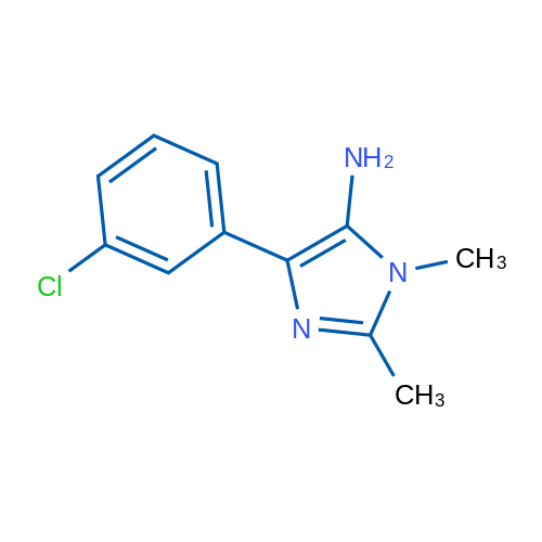 4-(3-Chlorophenyl)-1,2-dimethyl-1H-imidazol-5-amine 1g