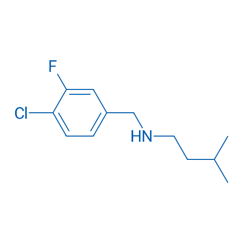 [(4-Chloro-3-fluorophenyl)methyl](3-methylbutyl)amine 5g