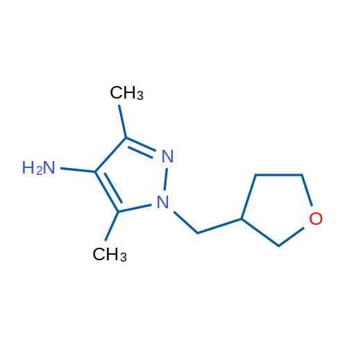 3,5-Dimethyl-1-(oxolan-3-ylmethyl)-1h-pyrazol-4-amine 1g