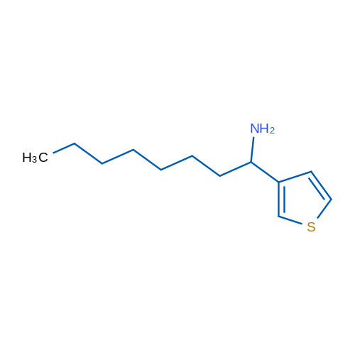 1-(Thiophen-3-yl)octan-1-amine 1g