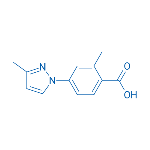 2-Methyl-4-(3-methyl-1H-pyrazol-1-yl)benzoic acid 250mg