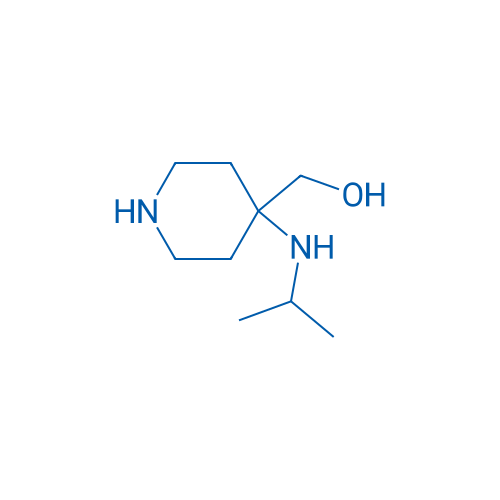 {4-[(propan-2-yl)amino]piperidin-4-yl}methanol 250mg