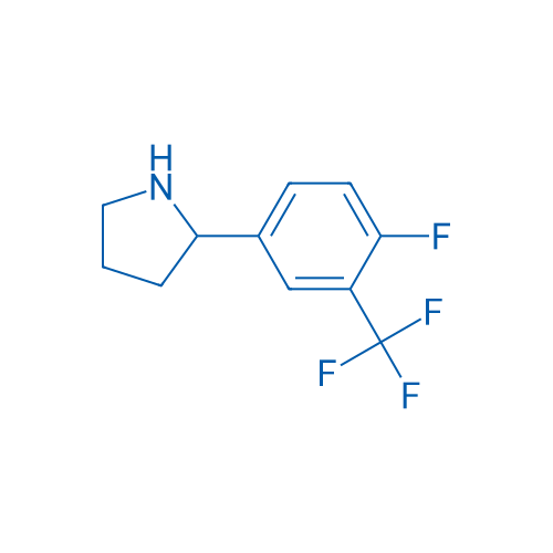 2-[4-Fluoro-3-(trifluoromethyl)phenyl]pyrrolidine 1g