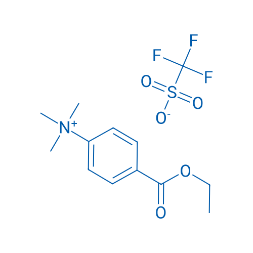 4-(Ethoxycarbonyl)-N,N,N-trimethylbenzenaminium trifluoromethanesulfonate 250mg