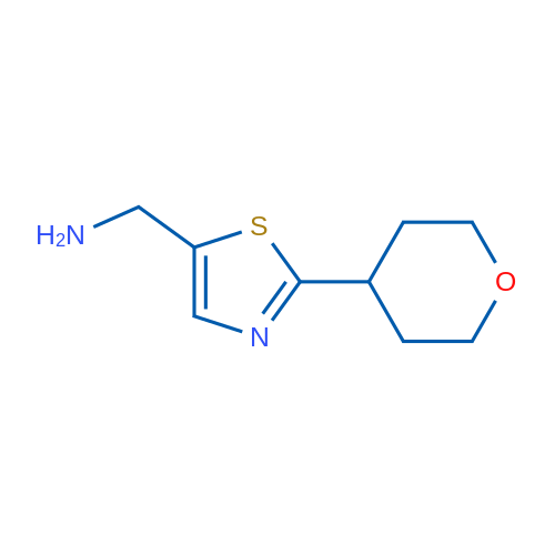 (2-(Tetrahydro-2H-pyran-4-yl)thiazol-5-yl)methanamine 1g