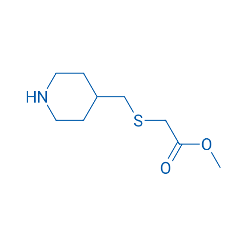 Methyl 2-[(piperidin-4-ylmethyl)sulfanyl]acetate 5g