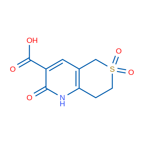 2-Oxo-2,5,7,8-tetrahydro-1H-thiopyrano[4,3-b]pyridine-3-carboxylic acid 6,6-dioxide 1g
