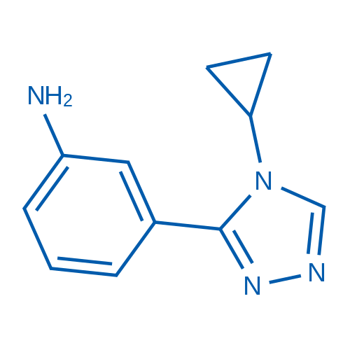 3-(4-cyclopropyl-4H-1,2,4-triazol-3-yl)aniline 100mg