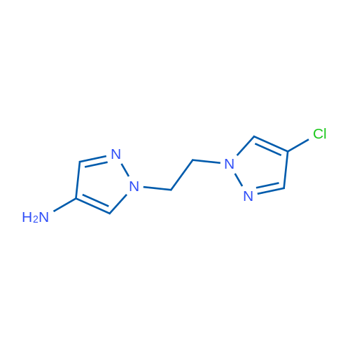 1-[2-(4-Chloro-1h-pyrazol-1-yl)ethyl]-1h-pyrazol-4-amine 1g