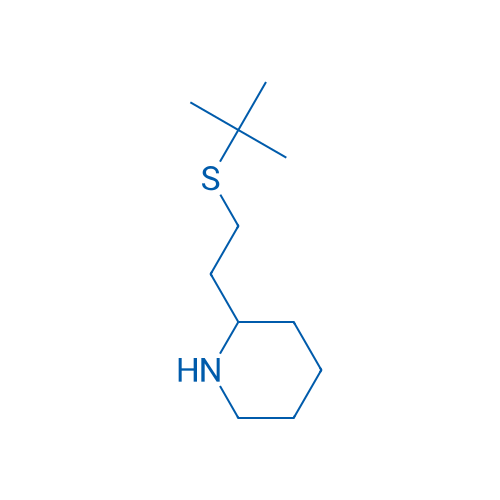 2-[2-(tert-Butylsulfanyl)ethyl]piperidine 100mg