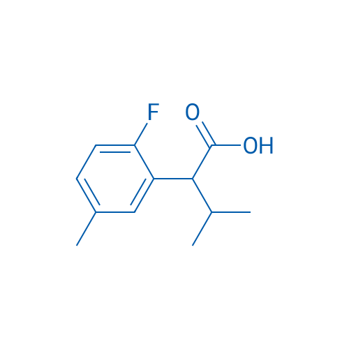 2-(2-Fluoro-5-methylphenyl)-3-methylbutanoic acid 1g