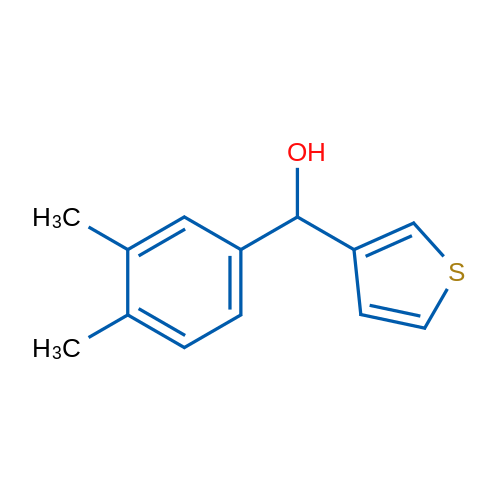 (3,4-Dimethylphenyl)(thiophen-3-yl)methanol 10g