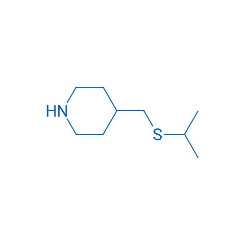 4-[(Propan-2-ylsulfanyl)methyl]piperidine 250mg
