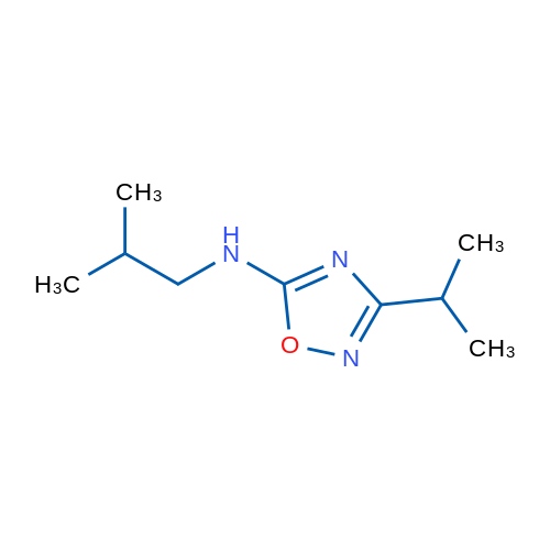 Isobutyl-(3-isopropyl-[1,2,4]oxadiazol-5-yl)-amine 1g