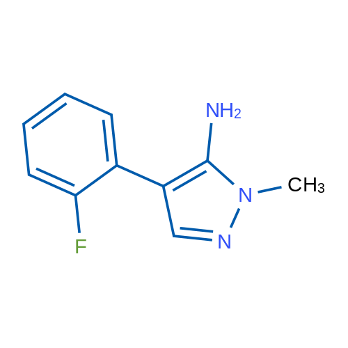 4-(2-Fluorophenyl)-1-methyl-1h-pyrazol-5-amine 1g