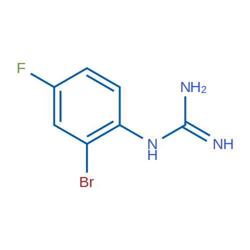 1-(2-BRomo-4-fluorophenyl)guanidine 1g