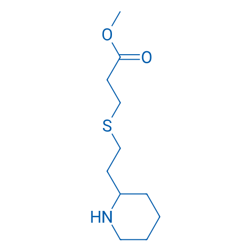 Methyl 3-([2-(piperidin-2-yl)ethyl]sulfanyl)propanoate 5g