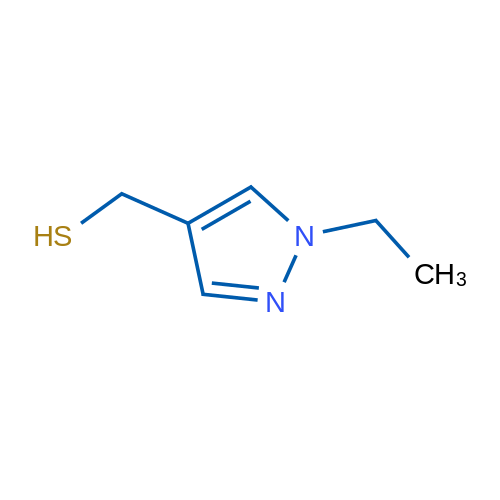 (1-Ethyl-1h-pyrazol-4-yl)methanethiol 1g
