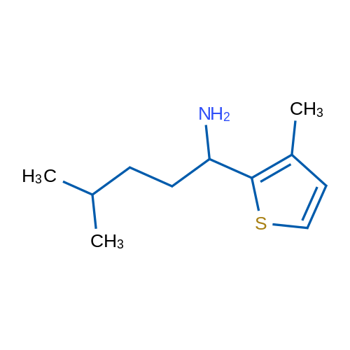 4-Methyl-1-(3-methylthiophen-2-yl)pentan-1-amine 1g