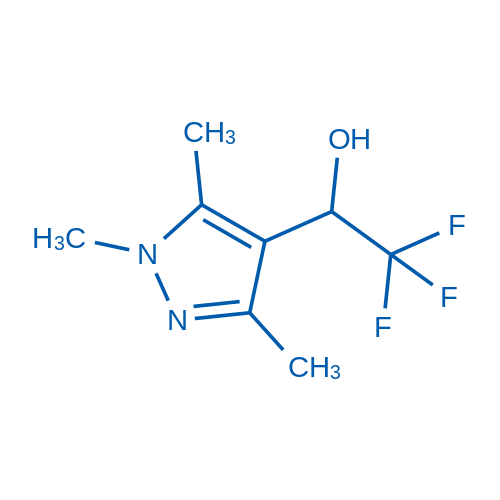 2,2,2-Trifluoro-1-(trimethyl-1H-pyrazol-4-yl)ethan-1-ol 50mg