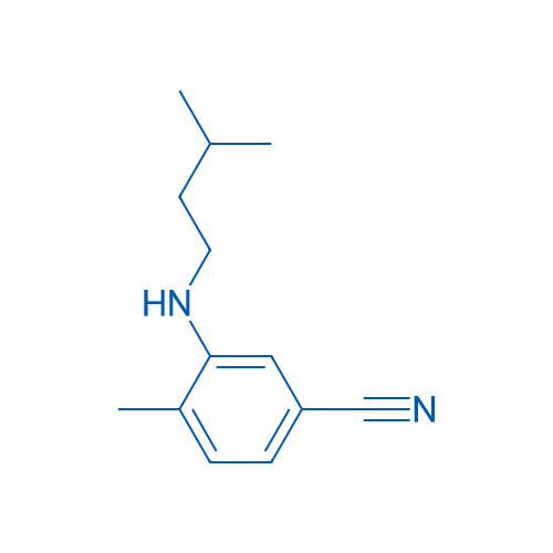 4-Methyl-3-[(3-methylbutyl)amino]benzonitrile 5g