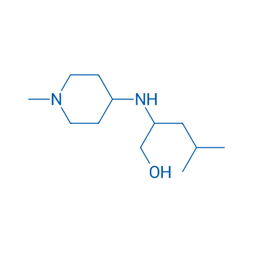 4-Methyl-2-[(1-methylpiperidin-4-yl)amino]pentan-1-ol 250mg