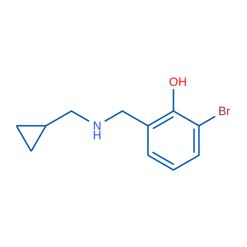 2-Bromo-6-{[(cyclopropylmethyl)amino]methyl}phenol 1g