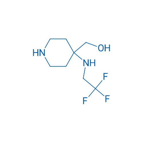 {4-[(2,2,2-trifluoroethyl)amino]piperidin-4-yl}methanol 100mg