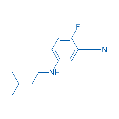 2-Fluoro-5-[(3-methylbutyl)amino]benzonitrile 5g