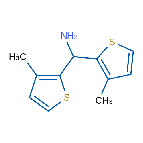 Bis(3-methylthiophen-2-yl)methanamine 1g