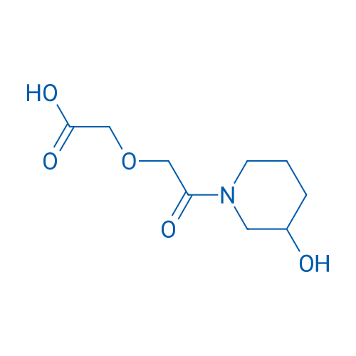 2-[2-(3-Hydroxypiperidin-1-yl)-2-oxoethoxy]acetic acid 1g