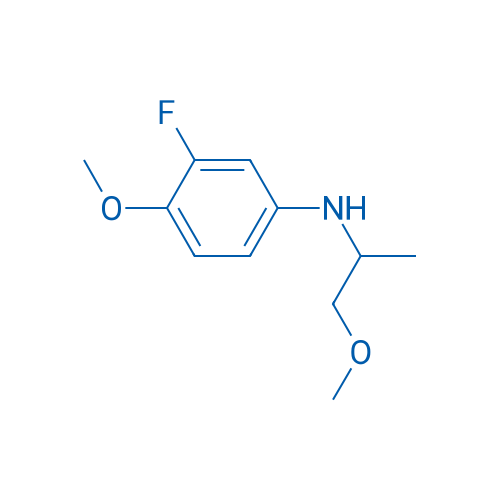 3-Fluoro-4-methoxy-N-(1-methoxypropan-2-yl)aniline 1g