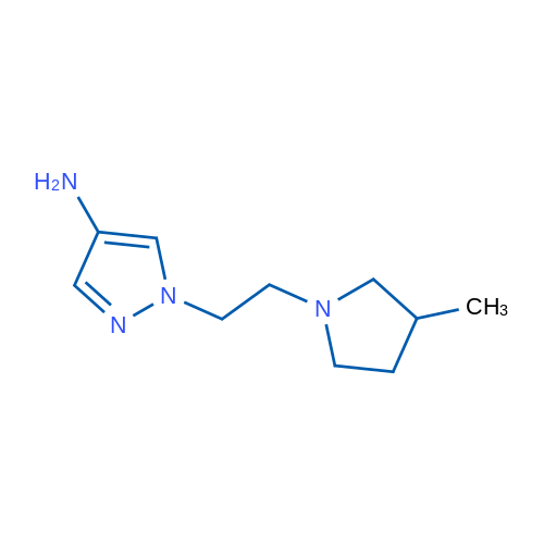 1-[2-(3-Methylpyrrolidin-1-yl)ethyl]-1H-pyrazol-4-amine 1g